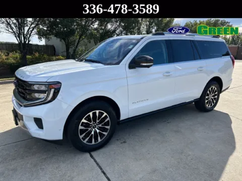 White 2025 Ford Expedition Max Platinum for sale in Greensboro, NC