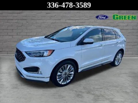 White 2024 Ford Edge Titanium for sale in Greensboro, NC