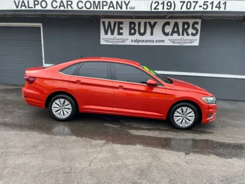 Orange 2019 Volkswagen Jetta 1.4T S Sedan 4D for sale in Valparaiso, IN