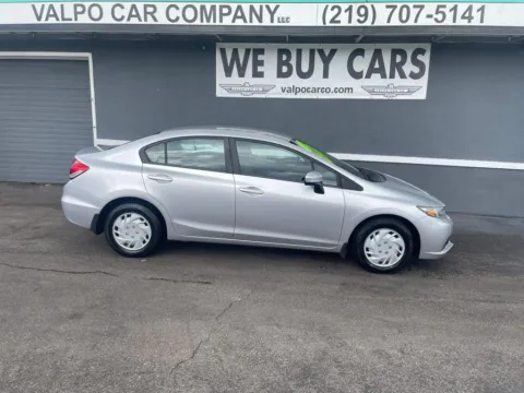 Silver 2014 Honda Civic LX Sedan 4D for sale in Valparaiso, IN