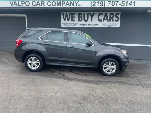 Gray 2017 Chevrolet Equinox LS Sport Utility 4D for sale in Valparaiso, IN