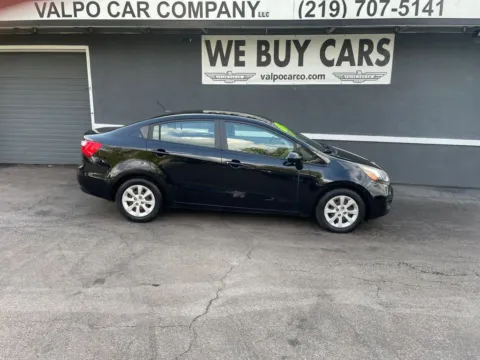 Black 2013 Kia Rio LX Sedan 4D for sale in Valparaiso, IN