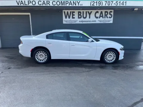 White 2020 Dodge Charger Sedan 4D Police AWD 5.7L V8 for sale in Valparaiso, IN