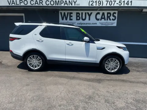 White 2019 Land Rover Discovery HSE Luxury Sport Utility 4D for sale in Valparaiso, IN