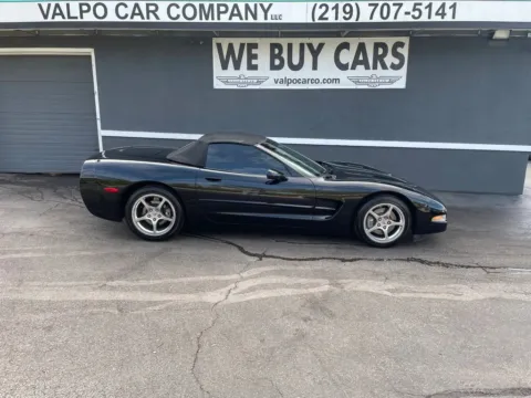 Black 2004 Chevrolet Corvette Convertible 2D for sale in Valparaiso, IN