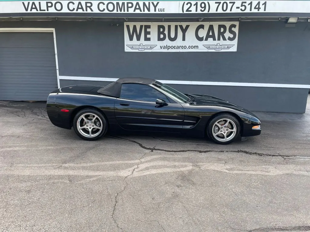Black 2004 Chevrolet Corvette Convertible 2D for sale in Valparaiso, IN