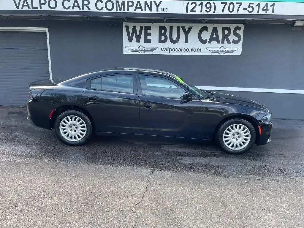 Black 2020 Dodge Charger Sedan 4D Police AWD 5.7L V8 for sale in Valparaiso, IN