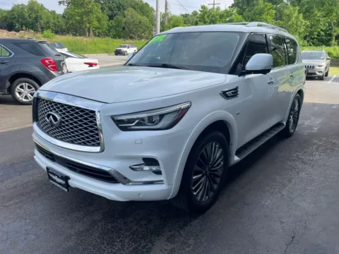 Another view of 2018 INFINITI QX80 Sport Utility 4D for sale in Valparaiso, IN at Valpo Car Co.