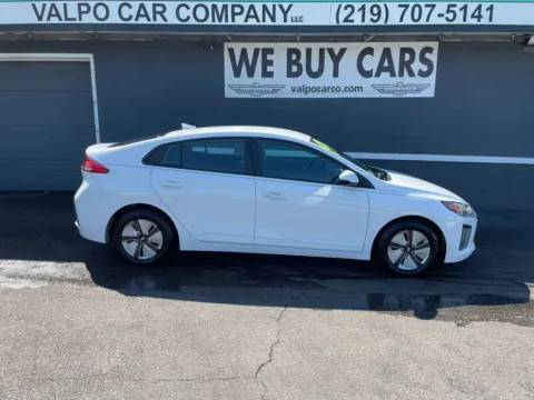 White 2021 Hyundai Ioniq Hybrid Blue Hatchback 4D for sale in Valparaiso, IN
