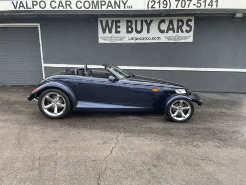 Blue 2001 Chrysler Prowler Roadster 2D for sale in Valparaiso, IN