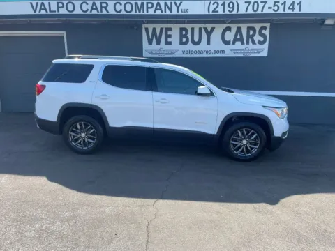 White 2019 GMC Acadia SLT-1 Sport Utility 4D for sale in Valparaiso, IN