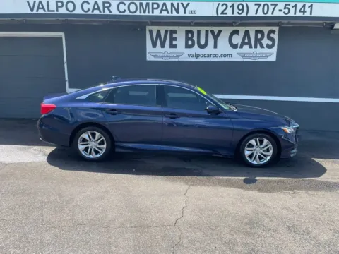 Blue 2018 Honda Accord LX Sedan 4D for sale in Valparaiso, IN