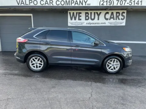 Gray 2021 Ford Edge SEL Sport Utility 4D for sale in Valparaiso, IN