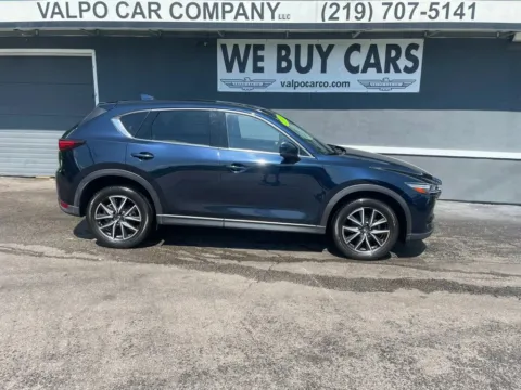 Blue 2017 MAZDA CX-5 Grand Touring Sport Utility 4D for sale in Valparaiso, IN