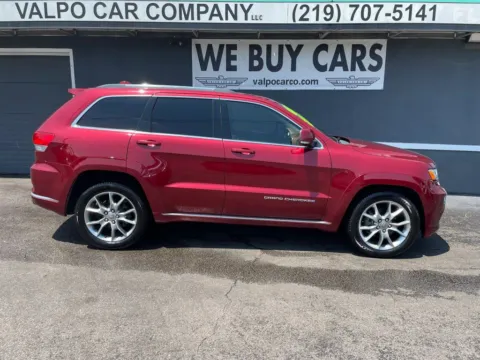 Red 2015 Jeep Grand Cherokee Summit Sport Utility 4D for sale in Valparaiso, IN