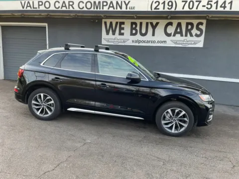 Black 2021 Audi Q5 45 TFSI Premium Plus Sport Utility 4D for sale in Valparaiso, IN