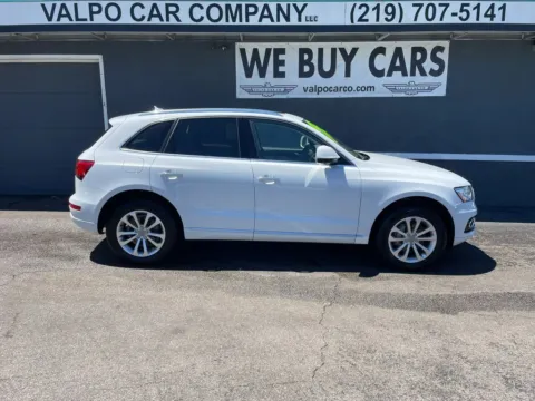 White 2016 Audi Q5 2.0T Premium Plus Sport Utility 4D for sale in Valparaiso, IN