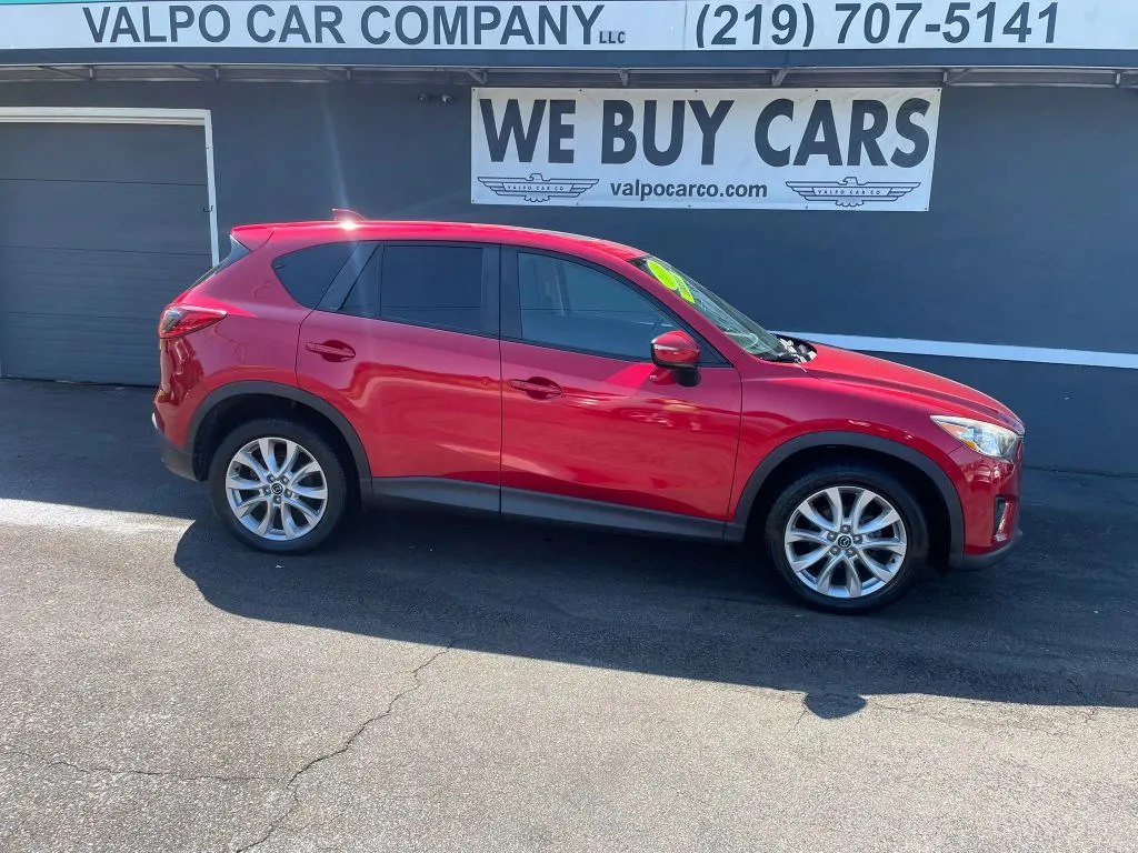 Red 2015 MAZDA CX-5 Grand Touring Sport Utility 4D for sale in Valparaiso, IN