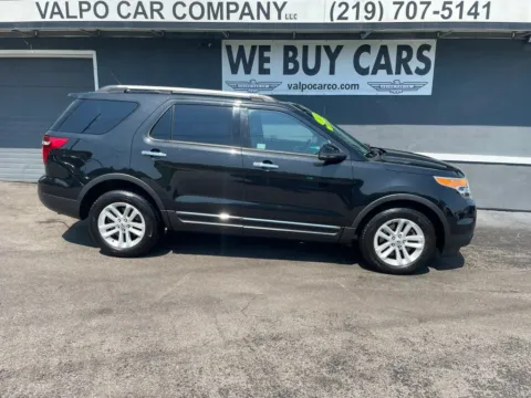 Black 2014 Ford Explorer XLT Sport Utility 4D for sale in Valparaiso, IN