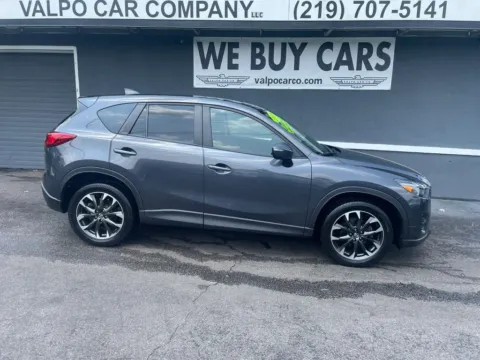 Gray 2016 MAZDA CX-5 Grand Touring Sport Utility 4D for sale in Valparaiso, IN
