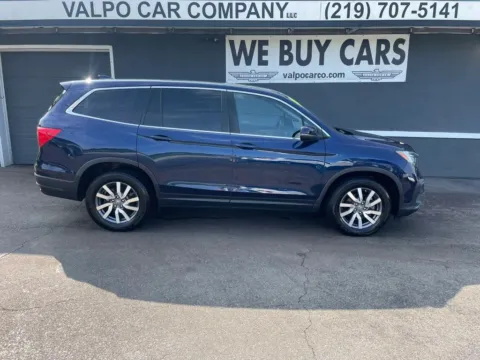 Blue 2019 Honda Pilot EX-L Sport Utility 4D for sale in Valparaiso, IN