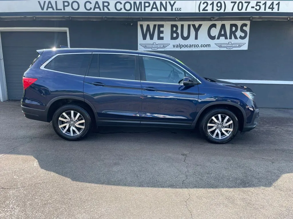 Blue 2019 Honda Pilot EX-L Sport Utility 4D for sale in Valparaiso, IN