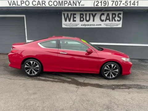 Red 2016 Honda Accord EX Coupe 2D for sale in Valparaiso, IN