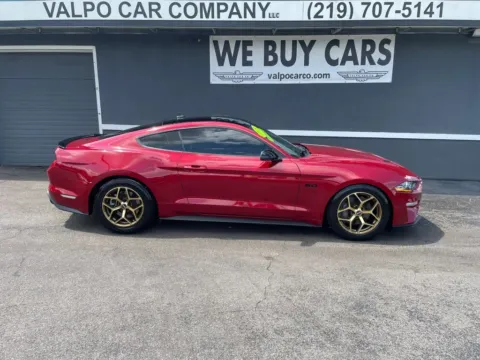 Red 2021 Ford Mustang GT Premium Coupe 2D for sale in Valparaiso, IN