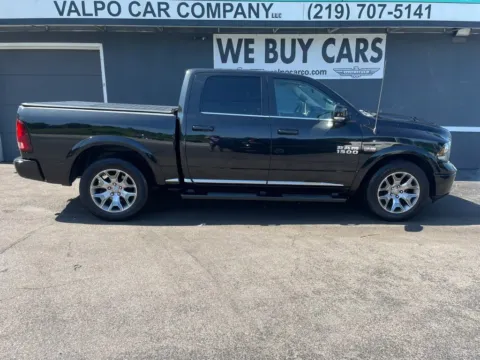 Black 2018 Ram 1500 Crew Cab Laramie Limited Pickup 4D 5 1/2 ft for sale in Valparaiso, IN