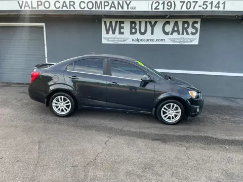 Black 2013 Chevrolet Sonic LT Sedan 4D for sale in Valparaiso, IN