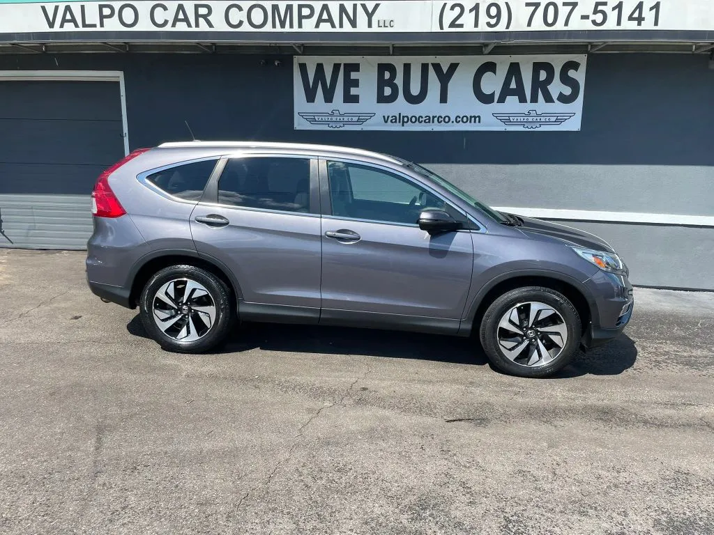Gray 2016 Honda CR-V Touring Sport Utility 4D for sale in Valparaiso, IN