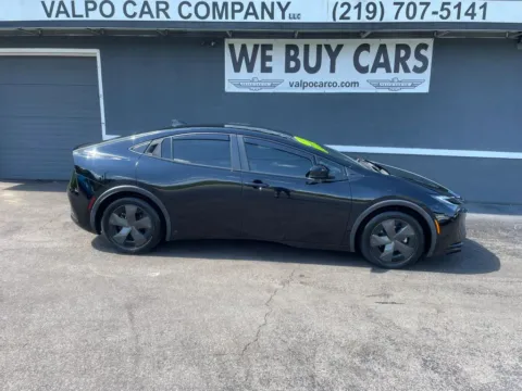 Black 2023 Toyota Prius LE Hatchback 4D for sale in Valparaiso, IN