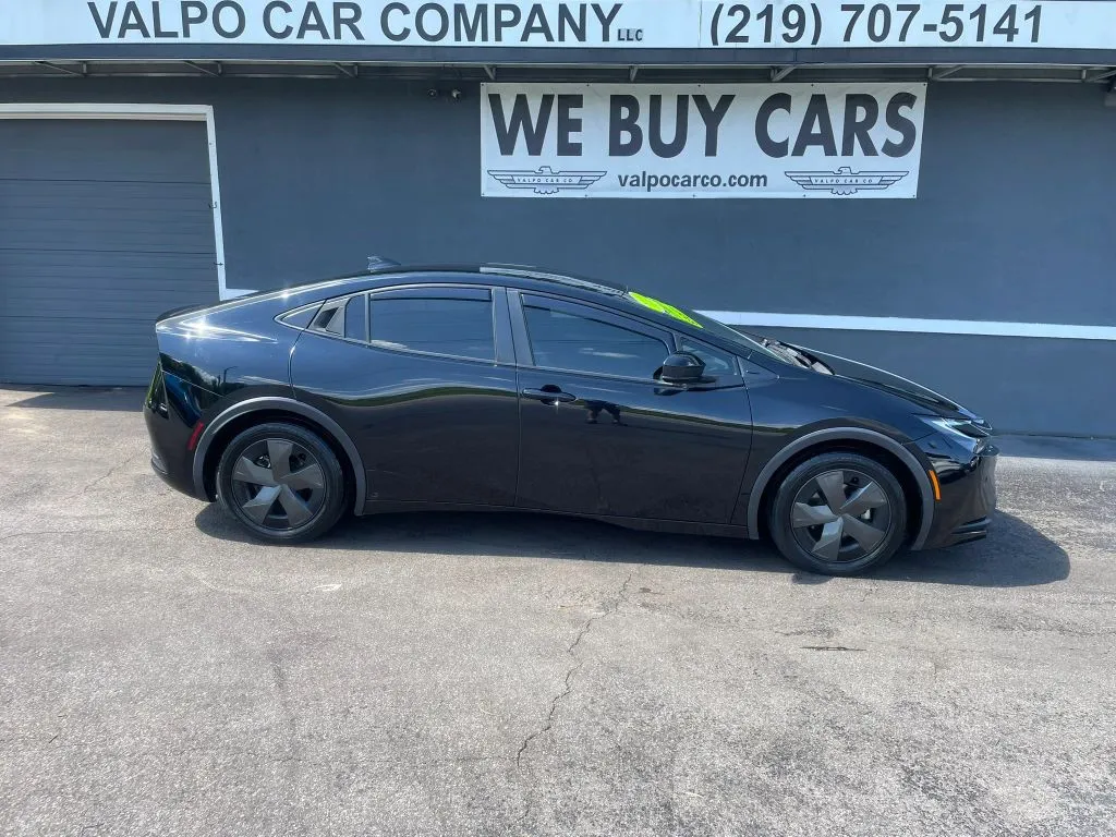 Black 2023 Toyota Prius LE Hatchback 4D for sale in Valparaiso, IN