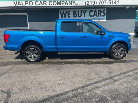 Blue 2020 Ford F-150 SuperCrew Cab Lariat Pickup 4D 5 1/2 ft for sale in Valparaiso, IN