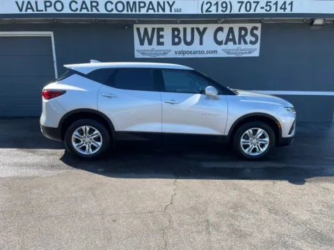 Silver 2021 Chevrolet Blazer 1LT Sport Utility 4D for sale in Valparaiso, IN