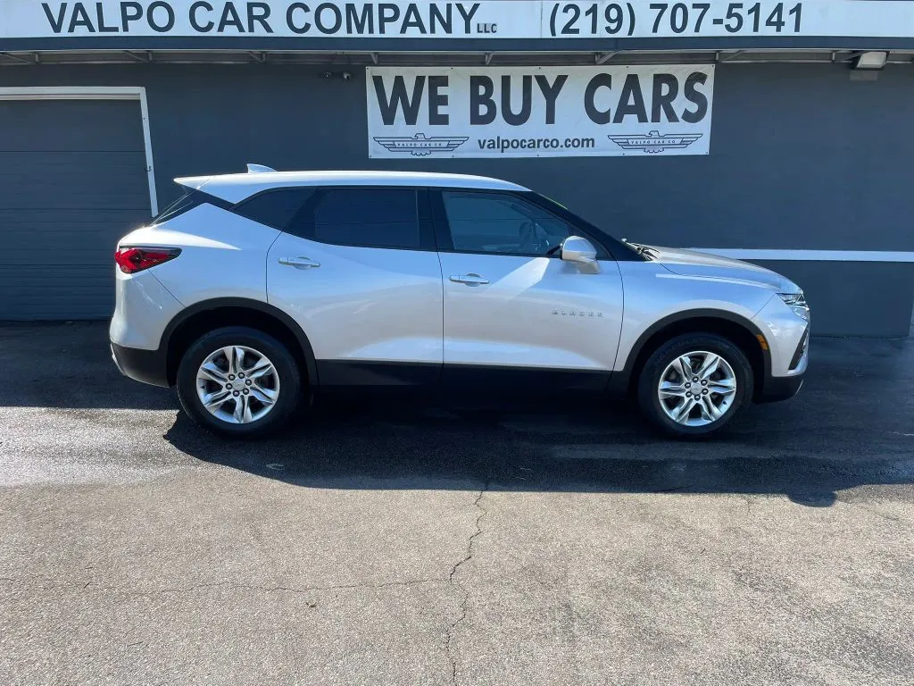 Silver 2021 Chevrolet Blazer 1LT Sport Utility 4D for sale in Valparaiso, IN