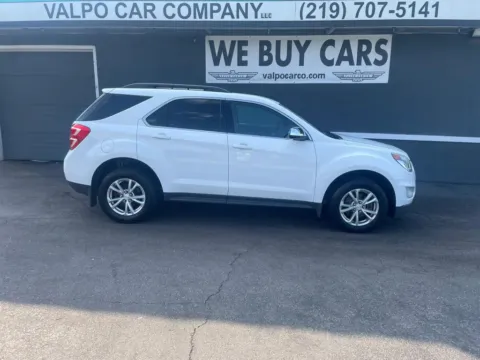 White 2017 Chevrolet Equinox LT Sport Utility 4D for sale in Valparaiso, IN