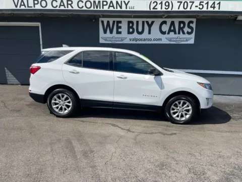 White 2019 Chevrolet Equinox LS Sport Utility 4D for sale in Valparaiso, IN