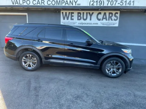 Black 2023 Ford Explorer XLT Sport Utility 4D for sale in Valparaiso, IN