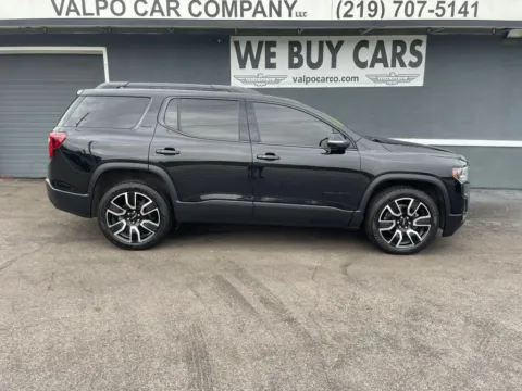 Black 2021 GMC Acadia SLT Sport Utility 4D for sale in Valparaiso, IN