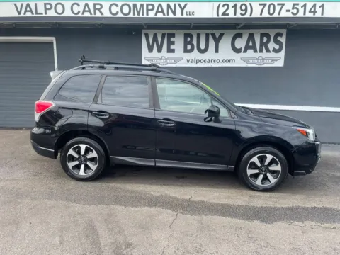 Black 2018 Subaru Forester 2.5i Premium Sport Utility 4D for sale in Valparaiso, IN