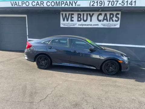 Blue 2017 Honda Civic LX Sedan 4D for sale in Valparaiso, IN