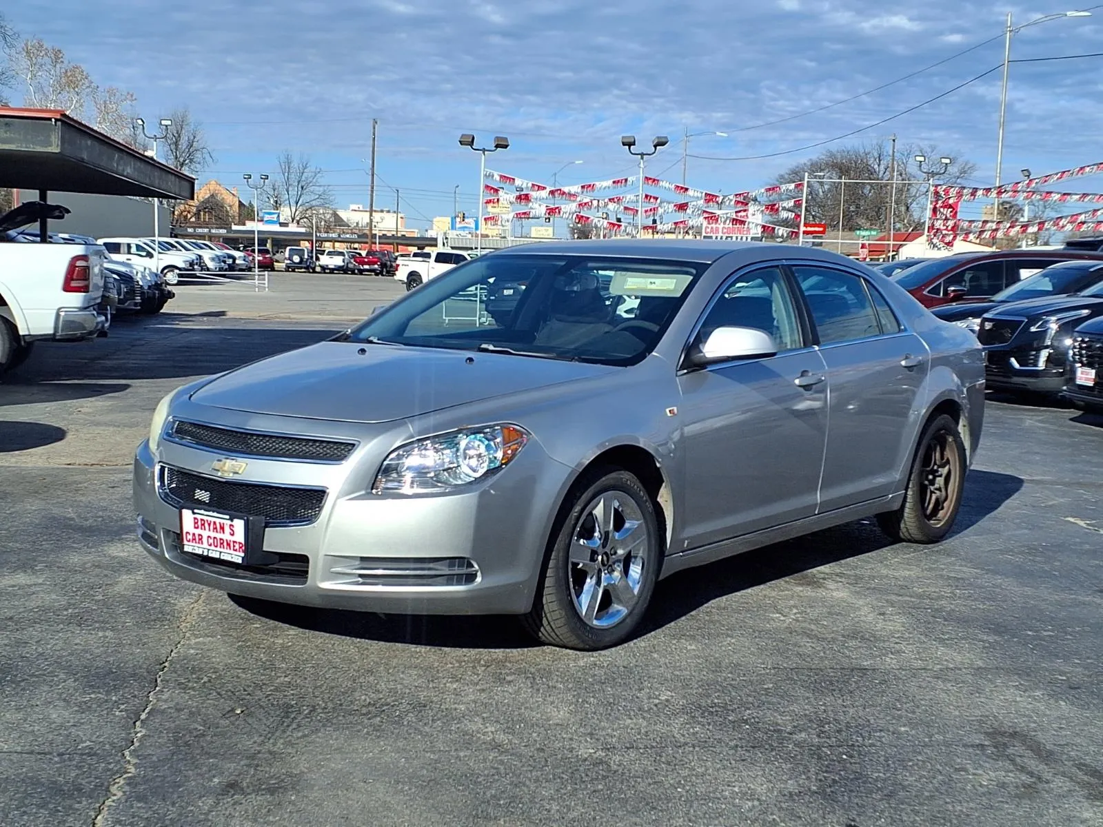 Silver 2008 CHEVROLET MALIBU 1LT for sale in Chickasha, OK