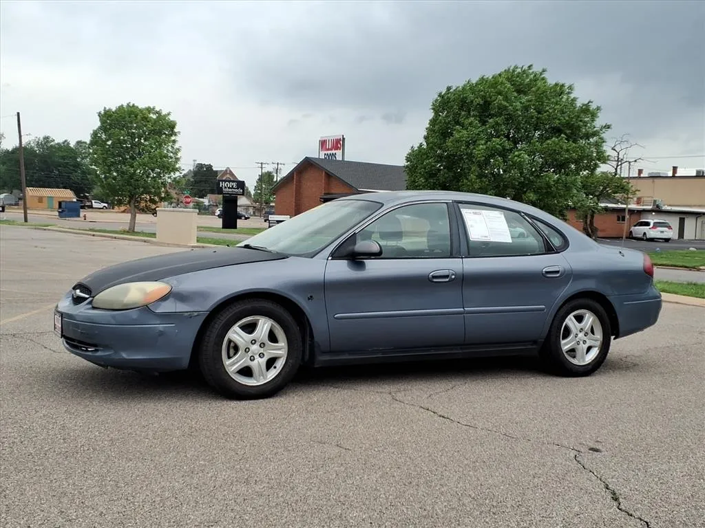 Blue 2000 FORD TAURUS SES for sale in Chickasha, OK