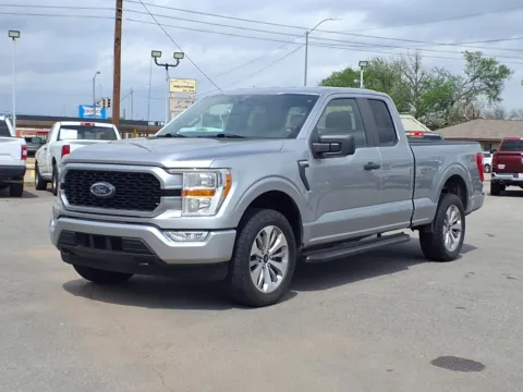 Silver 2021 FORD F-150 SUPER CAB for sale in Chickasha, OK
