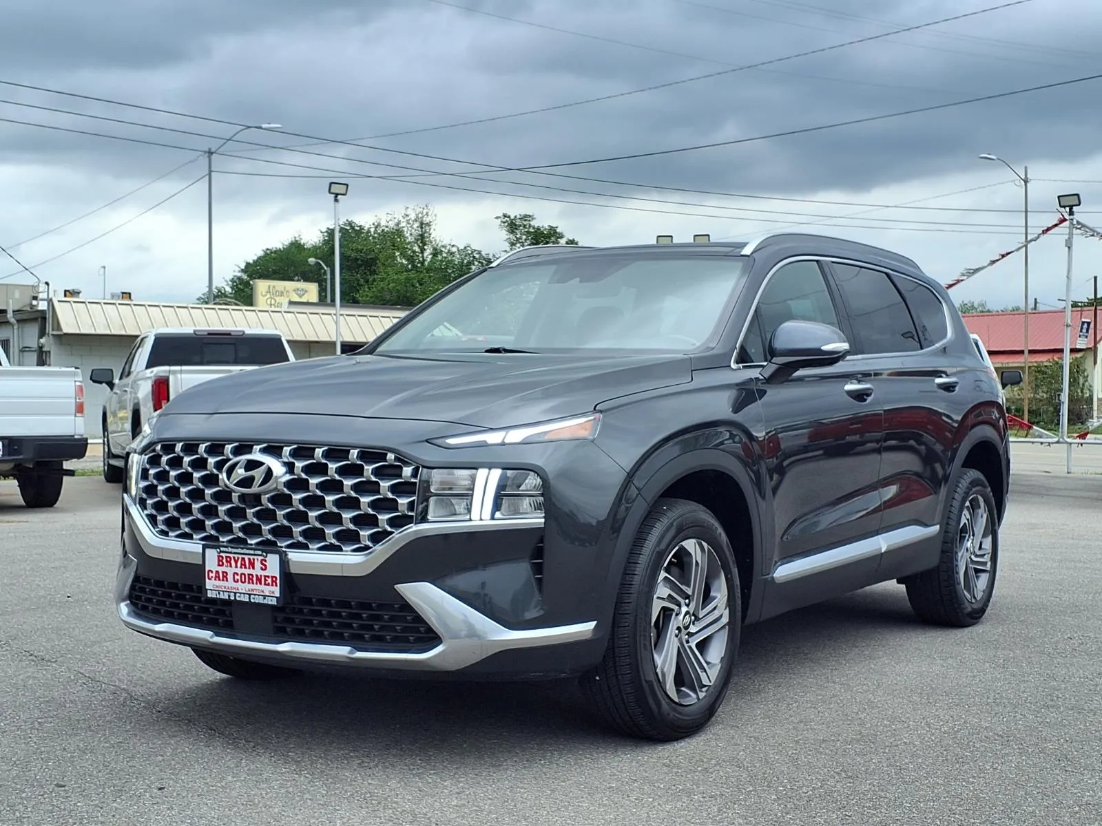 Gray 2023 HYUNDAI SANTA FE SEL PREMIUM for sale in Chickasha, OK