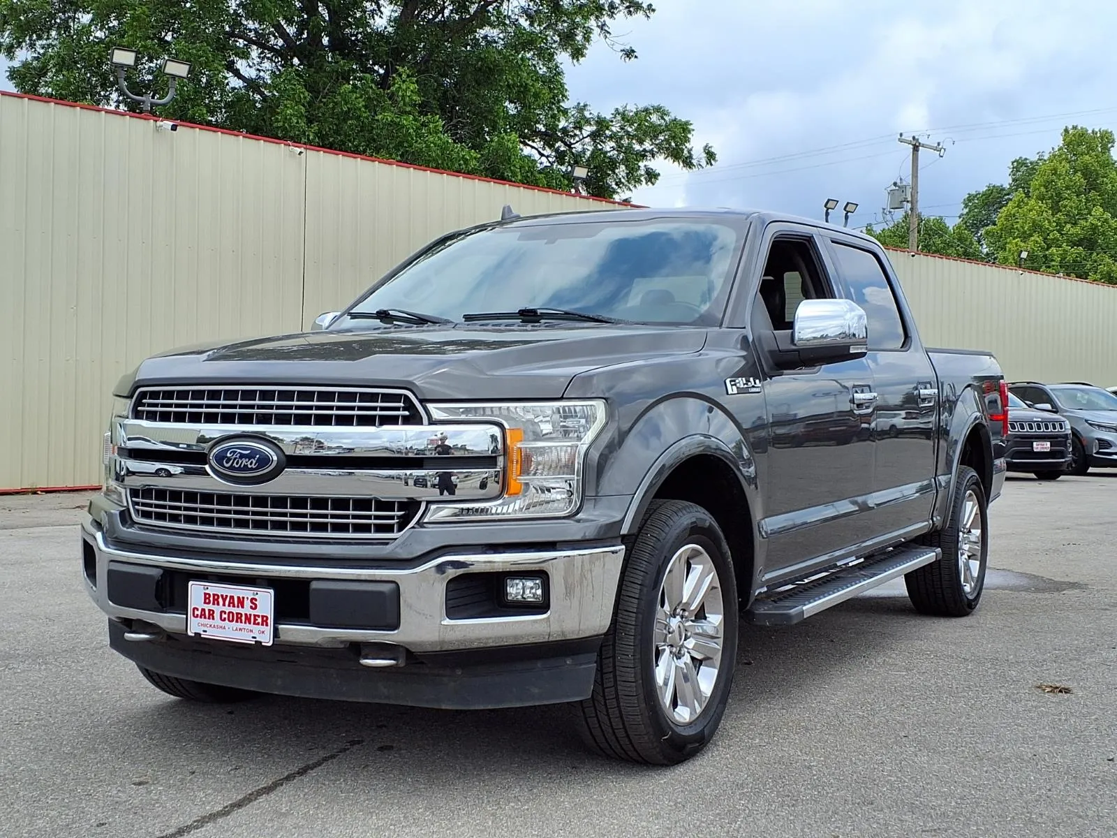 Silver 2018 FORD F-150 SUPERCREW for sale in Chickasha, OK