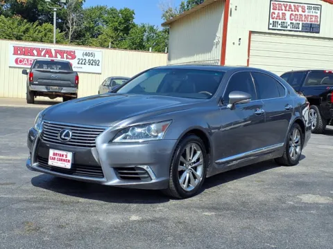 Gray 2015 LEXUS LS 460 for sale in Chickasha, OK