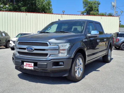 Gray 2019 FORD F-150 Platinum for sale in Chickasha, OK
