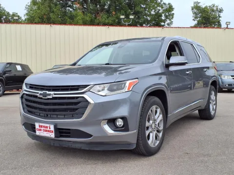 Gray 2019 CHEVROLET TRAVERSE PREMIER for sale in Chickasha, OK